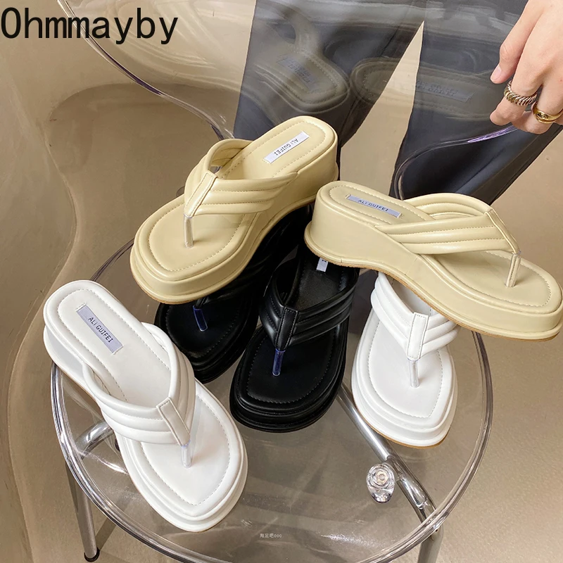 2022 Summer Platform Clip Toe Women Slipper Ladies Wedge Heel Shoes Outdoor Casual Beach Flip Flop Open Toe Sandal Slides 
2022 Summer Platform Clip Toe Women Slipper Ladies Wedge Heel Shoes Outdoor Casual Beach Flip Flop Open Toe Sandal Slides