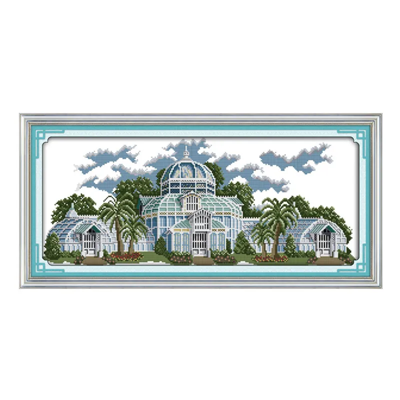 Crystal Palace cross stitch kit 14ct 11ct count printed canvas stitching embroidery DIY handmade needlework
Crystal Palace cross stitch kit 14ct 11ct count printed canvas stitching embroidery DIY handmade needlework