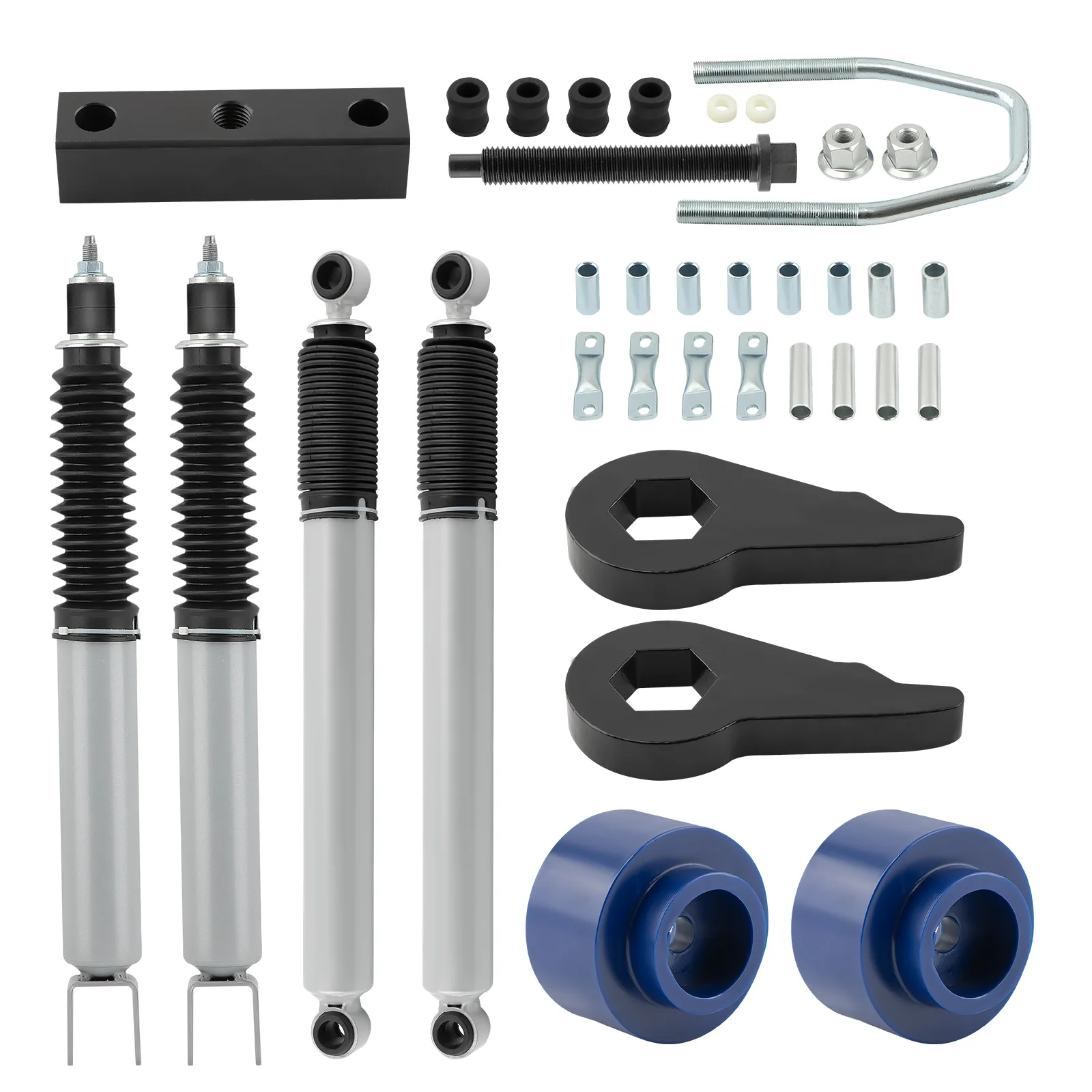 Level Lift Kit For GMC Yukon Suburban 1500 6-LUG 2000-2006 3'' Front 2'' Rear
Level Lift Kit For GMC Yukon Suburban 1500 6-LUG 2000-2006 3'' Front 2'' Rear