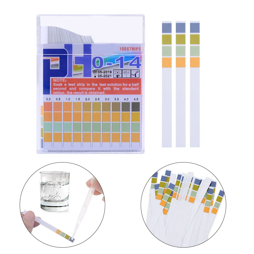 Acidity Test Strips Strips Test Paper Control Card PH Value Test Range 0-14 (0.5) Testing Strips Water PH Test Strips
Acidity Test Strips Strips Test Paper Control Card PH Value Test Range 0-14 (0.5) Testing Strips Water PH Test Strips