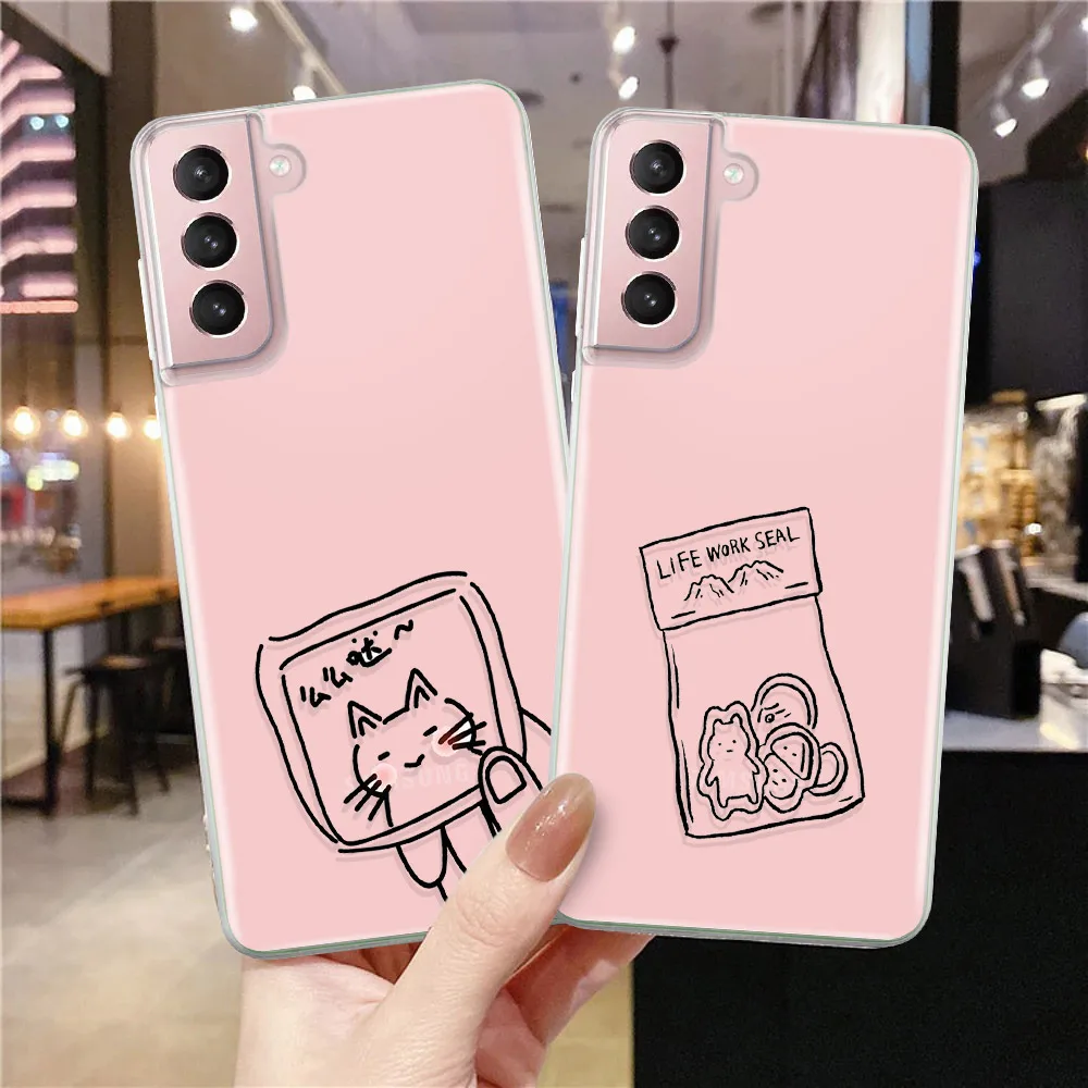 Line Design Case for Samsung Galaxy S21 A20S S21Ultra S10 S21 A51 A71 A52 A12 A01 A40 S20 FE Clear TPU Cover Protection Shell 
Line Design Case for Samsung Galaxy S21 A20S S21Ultra S10 S21 A51 A71 A52 A12 A01 A40 S20 FE Clear TPU Cover Protection Shell