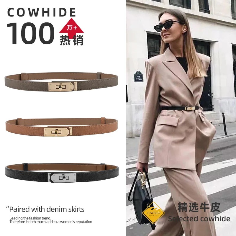 Retro waist accessories for women's thin waistband, leather fashion for women's waist, thin belt accessories for dresses
Retro waist accessories for women's thin waistband, leather fashion for women's waist, thin belt accessories for dresses