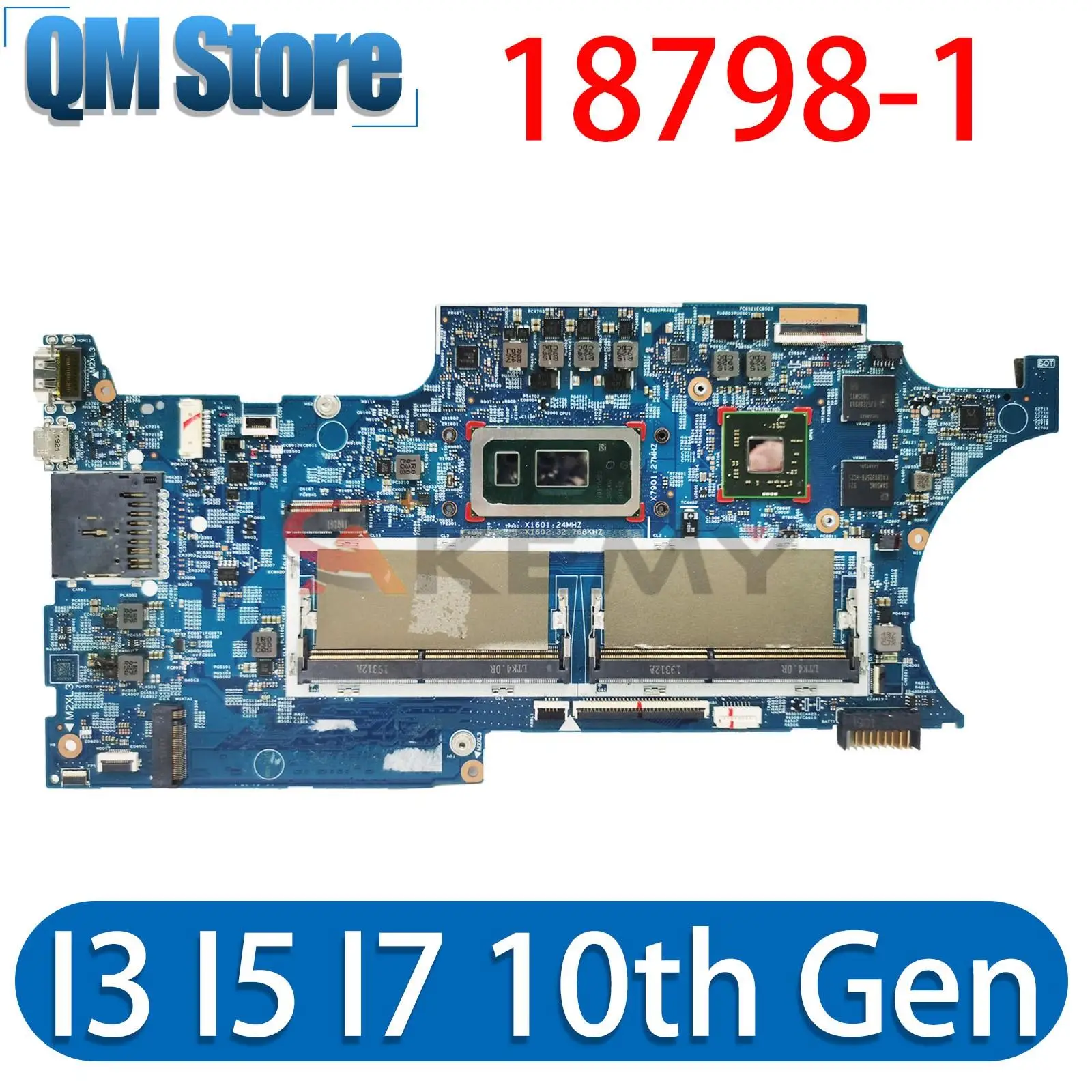 18798-1 448.0GF06.0011 For HP Envy X360 15-DQ Laptop Motherboard I3 I5 I7 10th Gen CPU L72029-001 L72029-601 100% Working
18798-1 448.0GF06.0011 For HP Envy X360 15-DQ Laptop Motherboard I3 I5 I7 10th Gen CPU L72029-001 L72029-601 100% Working
