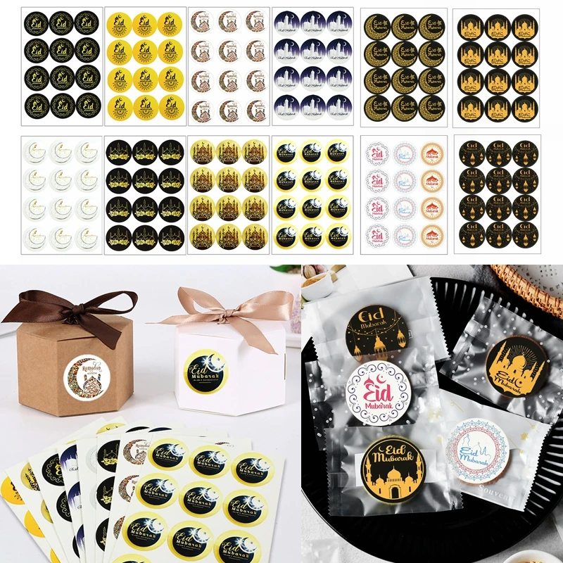 120pcs EID Mubarak Paper Sticker Decoration Ramadan Gift Packaging Lable Sealing Sticker Islamic Muslim Eid Party Decor Supplies
120pcs EID Mubarak Paper Sticker Decoration Ramadan Gift Packaging Lable Sealing Sticker Islamic Muslim Eid Party Decor Supplies