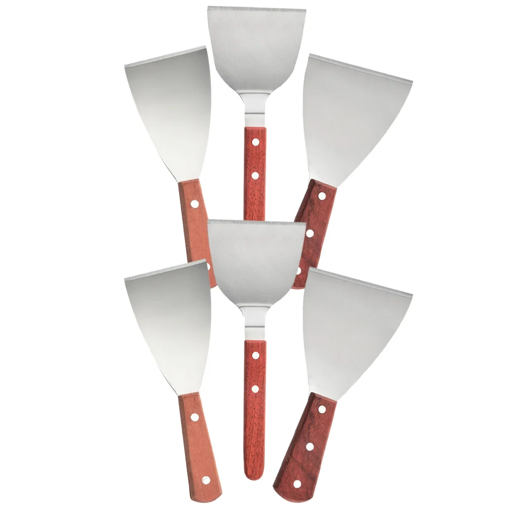 6pcs Practical Stainless Steel Multipurpose Household Restaurant Steak Spatula Steak Frying Spatula Cooking Spatula
6pcs Practical Stainless Steel Multipurpose Household Restaurant Steak Spatula Steak Frying Spatula Cooking Spatula