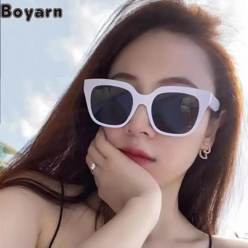 Boyarn Ins Candy Color Hip Hop Trend Sunglasses Fashion Simple Comfortable Shades Sunglasses Retro Square Large Frame Glasses
Boyarn Ins Candy Color Hip Hop Trend Sunglasses Fashion Simple Comfortable Shades Sunglasses Retro Square Large Frame Glasses