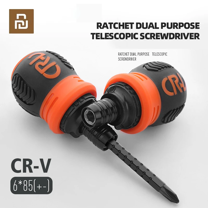 Youpin GREENER Dual-purpose Ratchet Screwdriver Short Shank Cross Slotted Screwdrivers Set Adjustable Steel Bits Repairing Tool
Youpin GREENER Dual-purpose Ratchet Screwdriver Short Shank Cross Slotted Screwdrivers Set Adjustable Steel Bits Repairing Tool