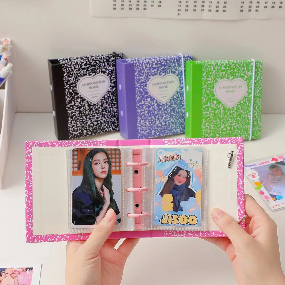 Kawaii Binder Kpop Photocard 3 inch Collect Book Hard Paper Cover Photo Cards Sleeves Album Storage Book School Stationery
Kawaii Binder Kpop Photocard 3 inch Collect Book Hard Paper Cover Photo Cards Sleeves Album Storage Book School Stationery