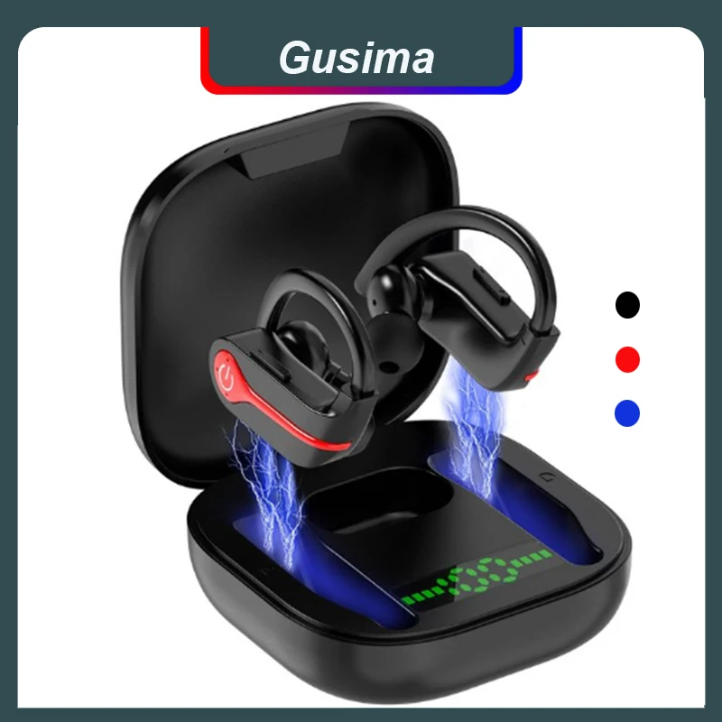 

Беспроводные наушники Gusima Q20PRO с микрофоном, TWS, Bluetooth 5,1, настоящие Беспроводные стереонаушники, 40 часов воспроизведения, USB C зарядка, наушник...