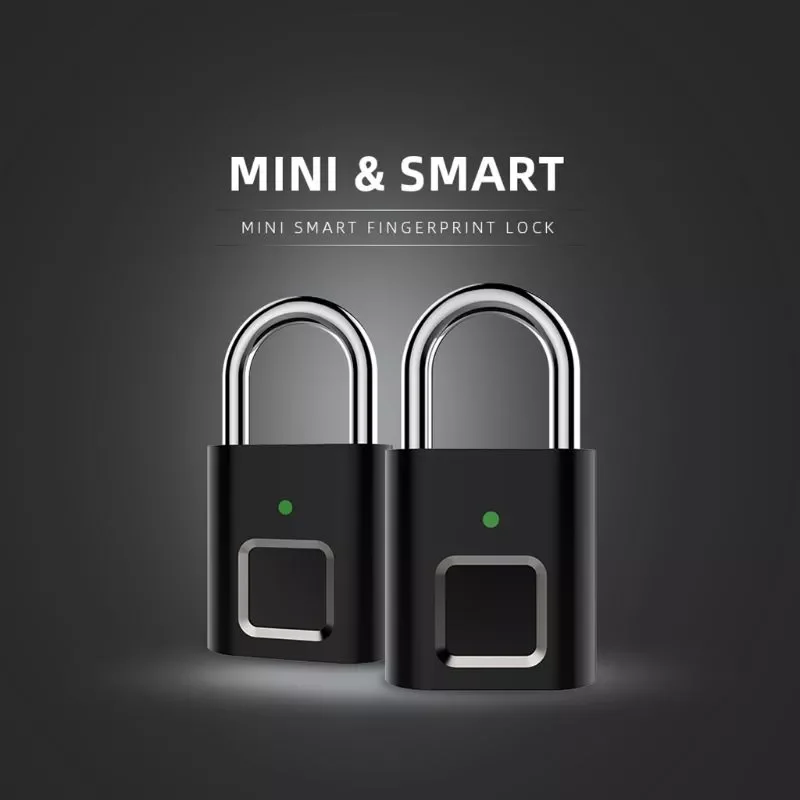 Mini Smart Biometric Thumbprint Door Padlocks Rechargeable Door Lock Fingerprint Smart Padlock USB Keyless Quick Unlock
Mini Smart Biometric Thumbprint Door Padlocks Rechargeable Door Lock Fingerprint Smart Padlock USB Keyless Quick Unlock