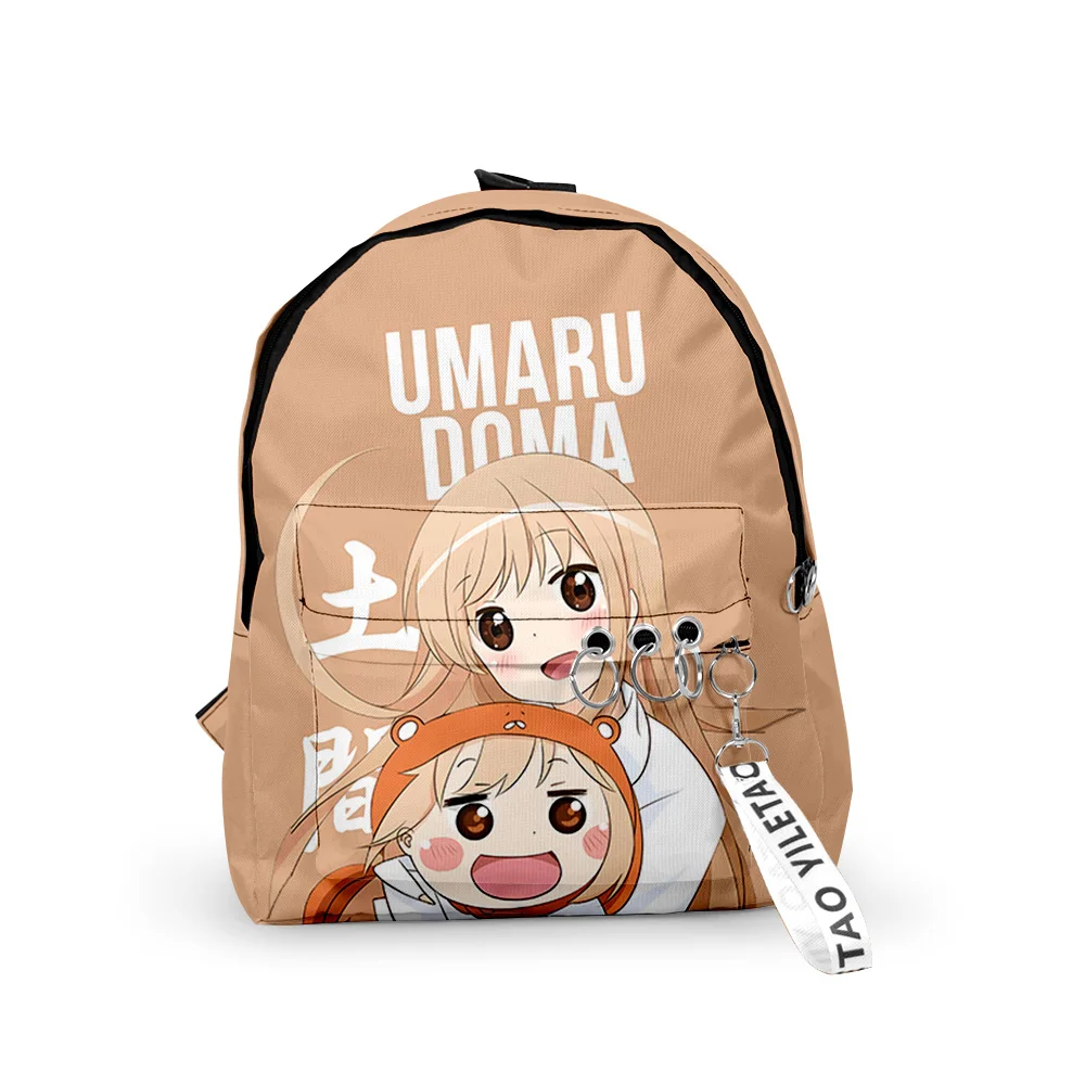 Классический Himouto! Рюкзаки для мальчиков и девочек с Умару-Чан, школьные ранцы с 3D-принтом, брелки из ткани Оксфорд, водонепроницаемые милые маленькие рюкзаки
Классический Himouto! Рюкзаки для мальчиков и девочек с Умару-Чан, школьные ранцы с 3D-принтом, брелки из ткани Оксфорд, водонепроницаемые милые маленькие рюкзаки