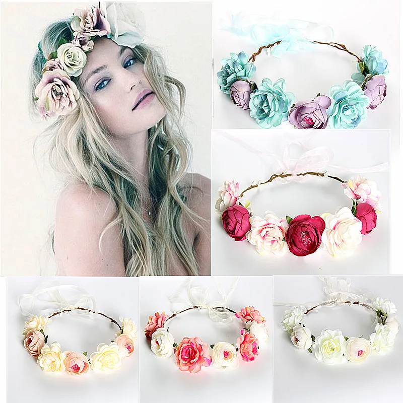 Bridal Headband Head Wreath Garlands Bridesmaid Wedding Party Decoration Flower Crown Photo Booth Props Bride To Be Supplies
Bridal Headband Head Wreath Garlands Bridesmaid Wedding Party Decoration Flower Crown Photo Booth Props Bride To Be Supplies
