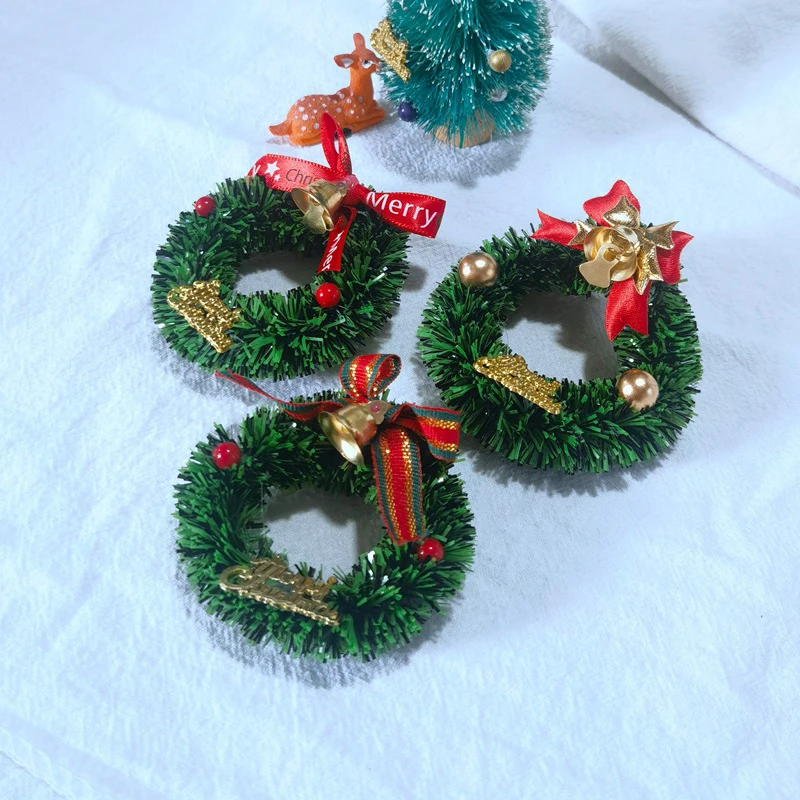 1Pcs 6cm Mini Wreath Doll House Miniature Christmas Tree Wall Decoration Accessories
1Pcs 6cm Mini Wreath Doll House Miniature Christmas Tree Wall Decoration Accessories