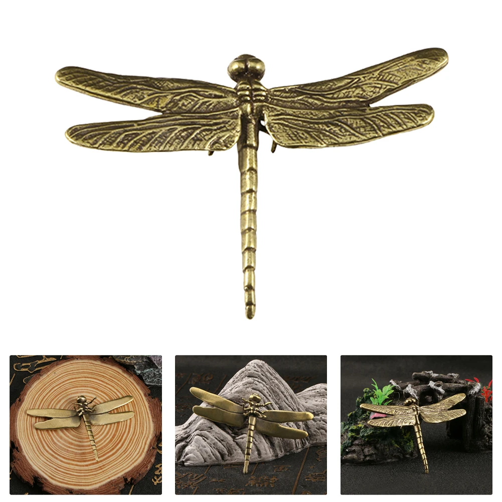 Brass Dragonfly Copper Ornaments Animal Ornament Statue Antique Study Tea Table Decoration Home Car Cabinet Showcase Decoration
Brass Dragonfly Copper Ornaments Animal Ornament Statue Antique Study Tea Table Decoration Home Car Cabinet Showcase Decoration