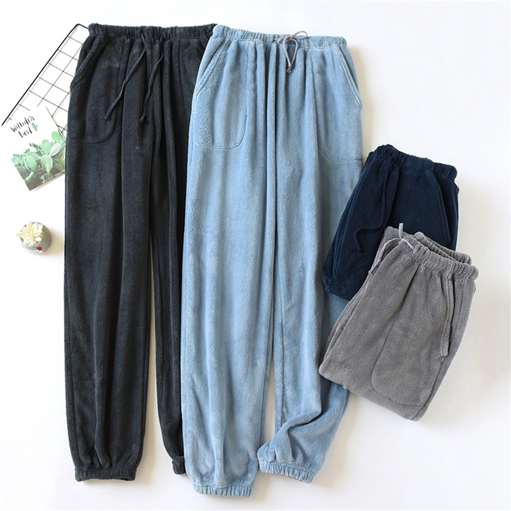 Men Male Plus Coral Fleece Pajama Sleep Pants Sleepwear Pocket Home Bottoms Sleep New Winter Flannel Velvet Thick Plush With
Men Male Plus Coral Fleece Pajama Sleep Pants Sleepwear Pocket Home Bottoms Sleep New Winter Flannel Velvet Thick Plush With