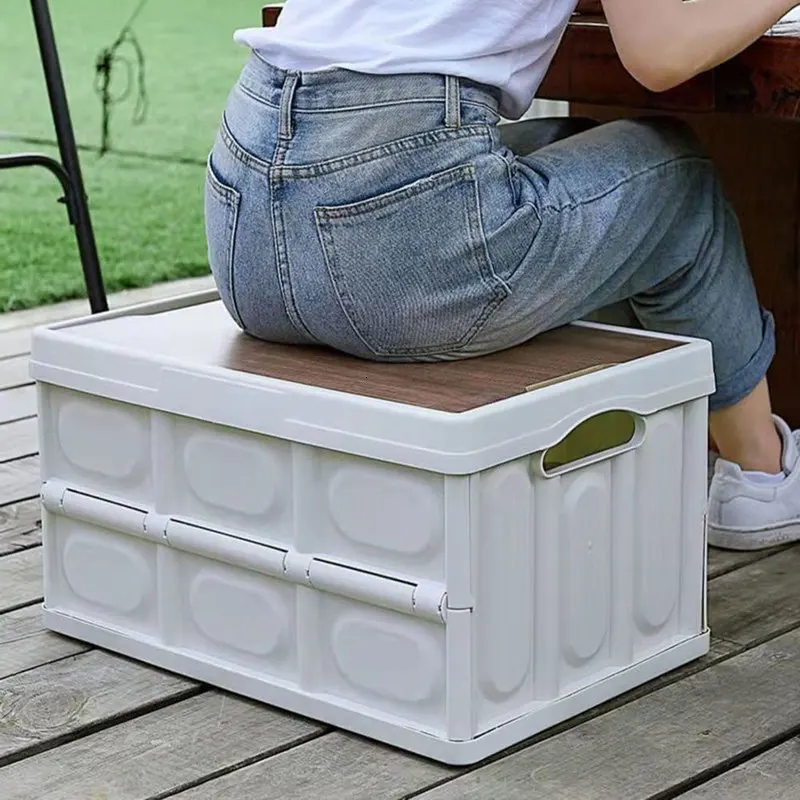 With 30L Outdoor Camping Folding Box Wooden Lid Car Storage Box Food Organizer Container for Household Folding Storage Box
With 30L Outdoor Camping Folding Box Wooden Lid Car Storage Box Food Organizer Container for Household Folding Storage Box