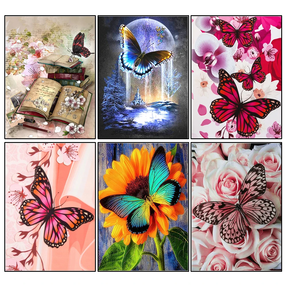 Diamond Embroidery Butterfly Cross Stitch Diamond Painting Full Square Animals Picture Rhinestones Handmade Home Decor
Diamond Embroidery Butterfly Cross Stitch Diamond Painting Full Square Animals Picture Rhinestones Handmade Home Decor