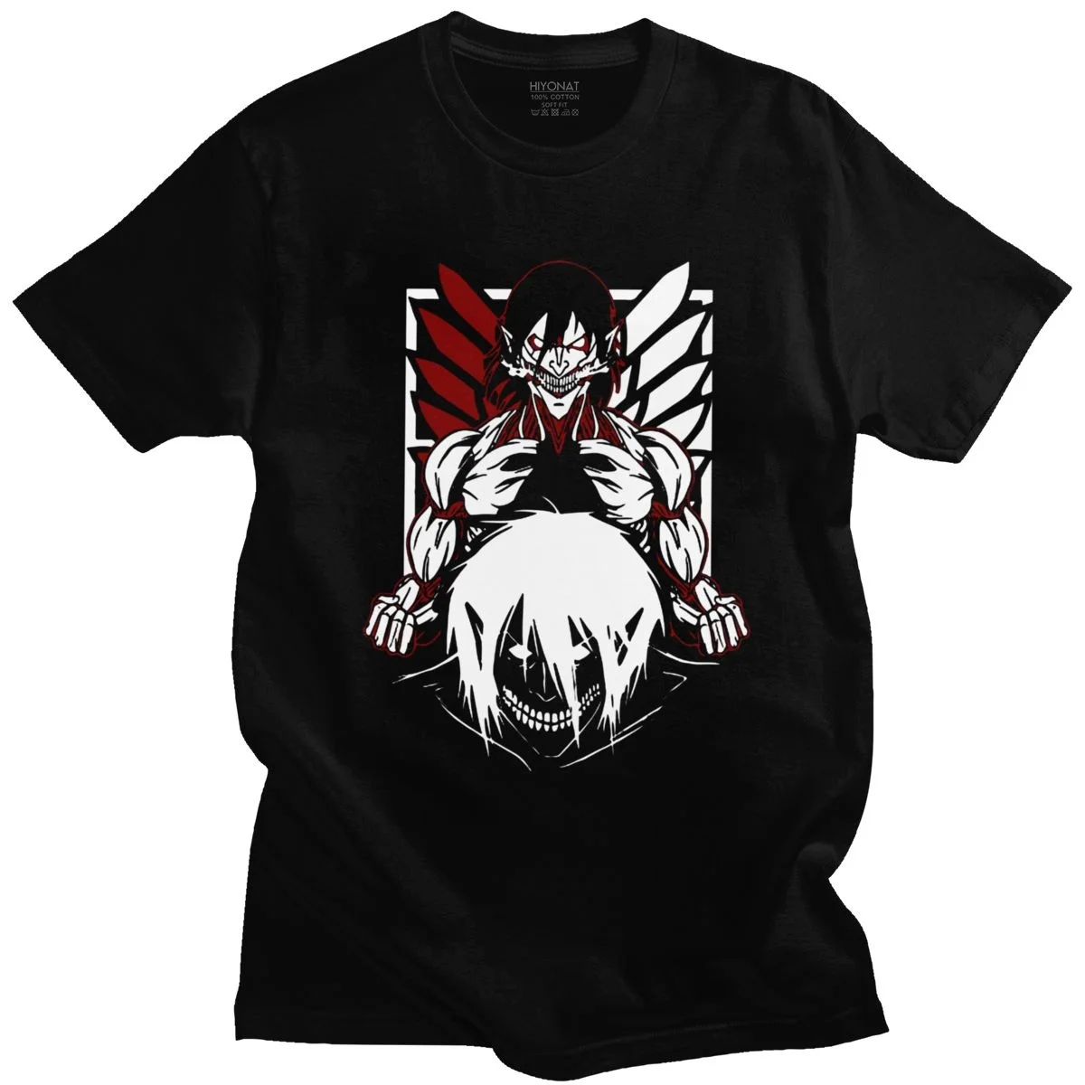 Attack On Titan Tshirts Men Soft Cotton Mikasa T Shirt Eren Yeager Japanese Anime Manga Tees Short Sleeved Graphic T-shirt Merch
Attack On Titan Tshirts Men Soft Cotton Mikasa T Shirt Eren Yeager Japanese Anime Manga Tees Short Sleeved Graphic T-shirt Merch