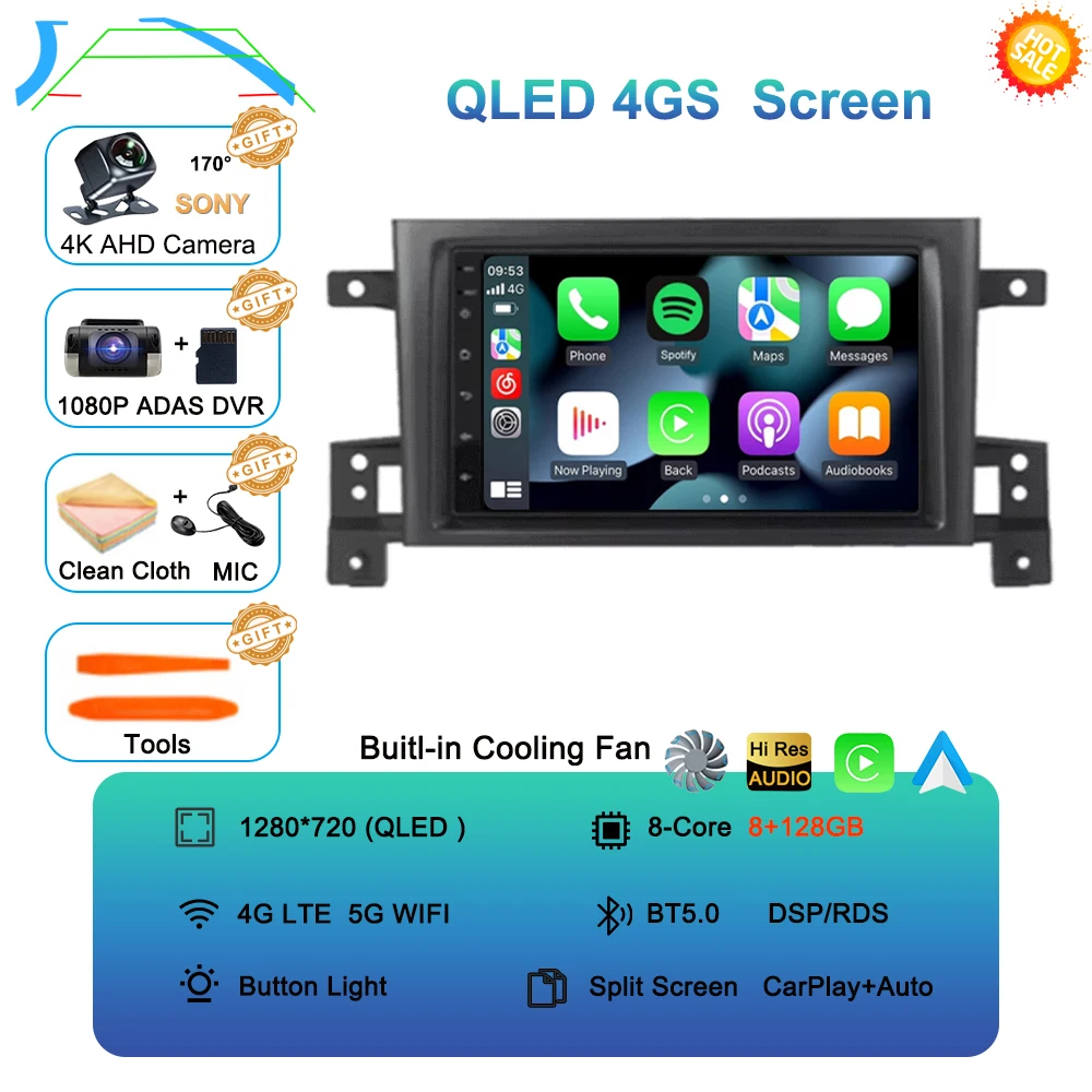 7-дюймовый Android 16 для Suzuki Grand Vitara 3 2005-2012 2013 2015 2 Din, автомобильное радио, стерео, мультимедийный видеоплеер, навигация, Carplay
7-дюймовый Android 16 для Suzuki Grand Vitara 3 2005-2012 2013 2015 2 Din, автомобильное радио, стерео, мультимедийный видеоплеер, навигация, Carplay
