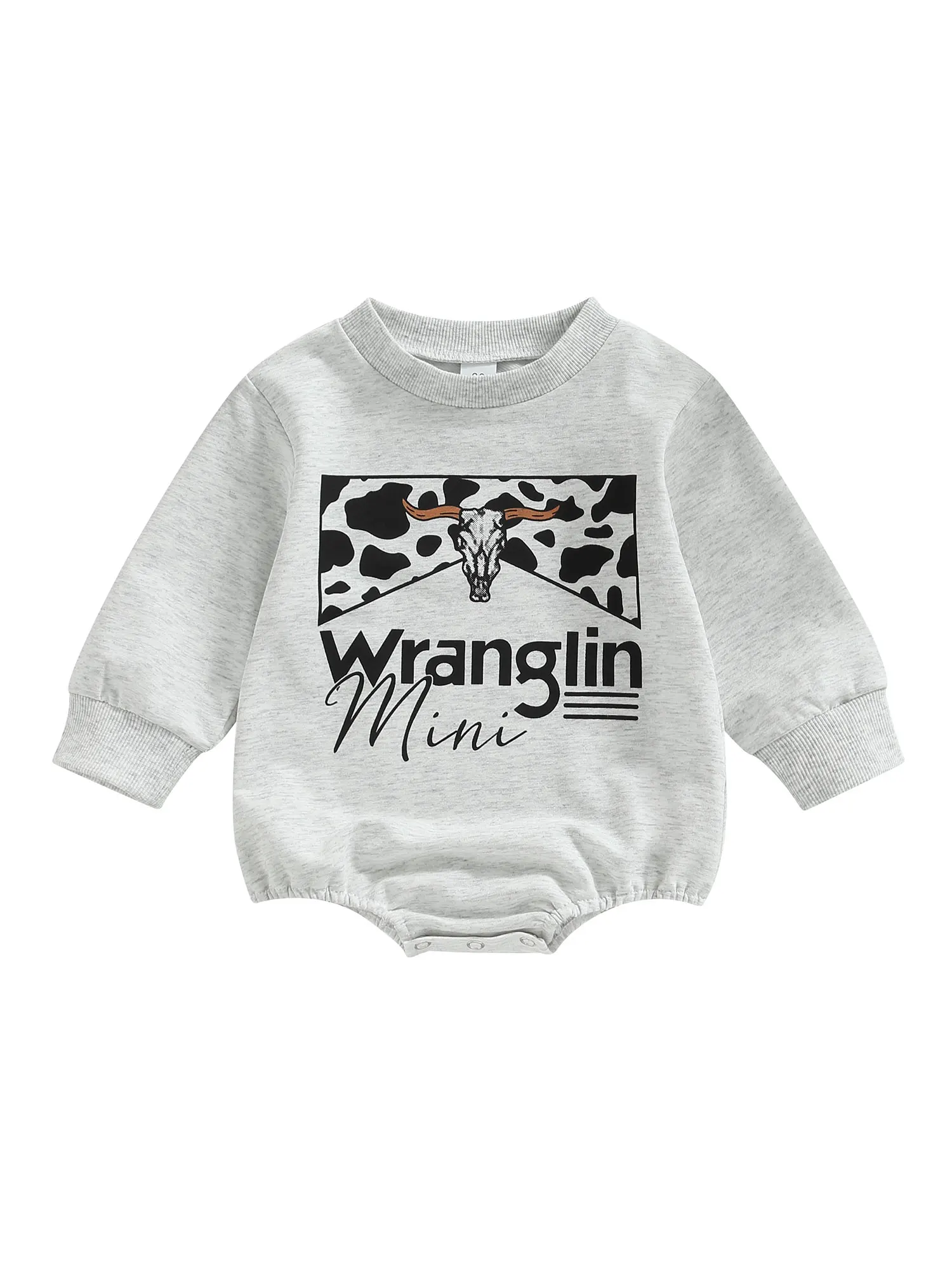 Western Baby Girl Boy Clothes Sweatshirt Romper Cow Printed Bodysuit Long Sleeve Newborn Fall Winter Outfits
Western Baby Girl Boy Clothes Sweatshirt Romper Cow Printed Bodysuit Long Sleeve Newborn Fall Winter Outfits