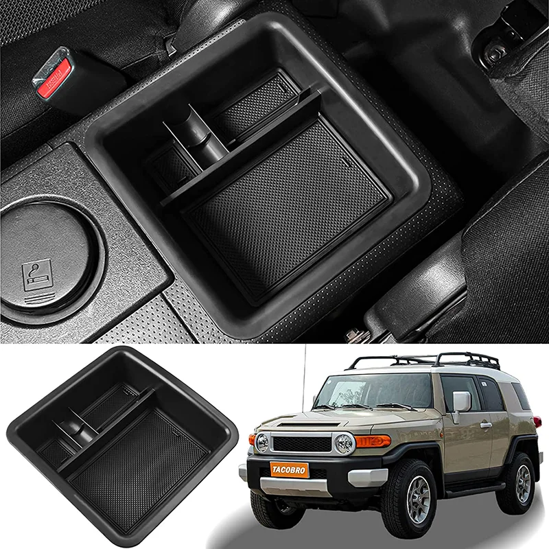 

Органайзер центральной консоли, совместимый с FJ Cruiser 2007-2021, аксессуары, подлокотник, дополнительная коробка для хранения, ABS Вставка, перчаточный ящик, лоток