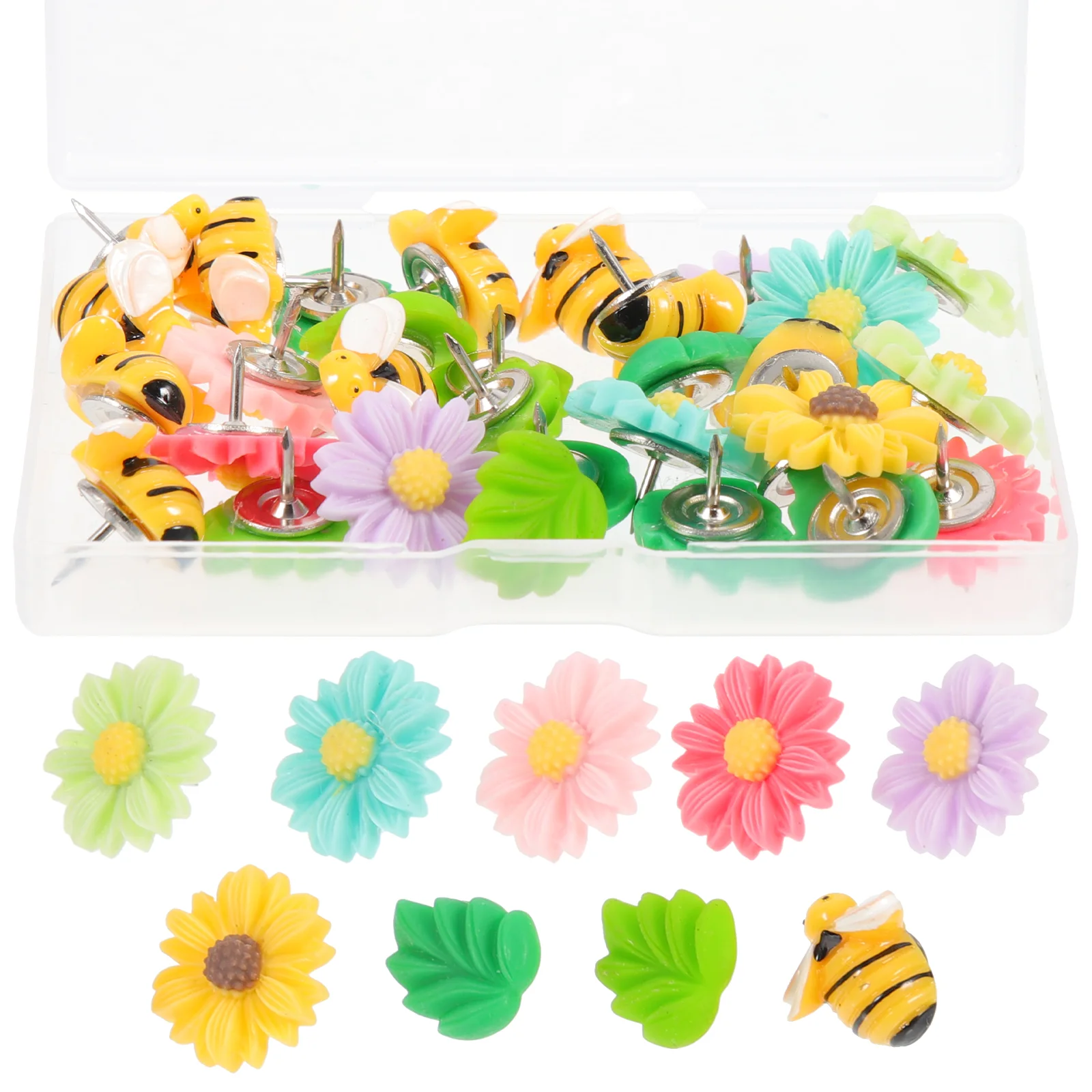 30 Pcs Bee Green Leaf Pushpin Cartoon Brads Small Flower Decorations Bulk ThumbFlower Decorations Decorative Pushpins Paper
30 Pcs Bee Green Leaf Pushpin Cartoon Brads Small Flower Decorations Bulk ThumbFlower Decorations Decorative Pushpins Paper
