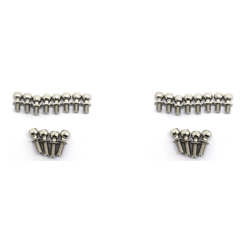24Pcs Metal M3 Hex Ball Head Screws For Wltoys 144001 144002 124016 124017 124018 124019 RC Car Spare Parts Accessories
24Pcs Metal M3 Hex Ball Head Screws For Wltoys 144001 144002 124016 124017 124018 124019 RC Car Spare Parts Accessories