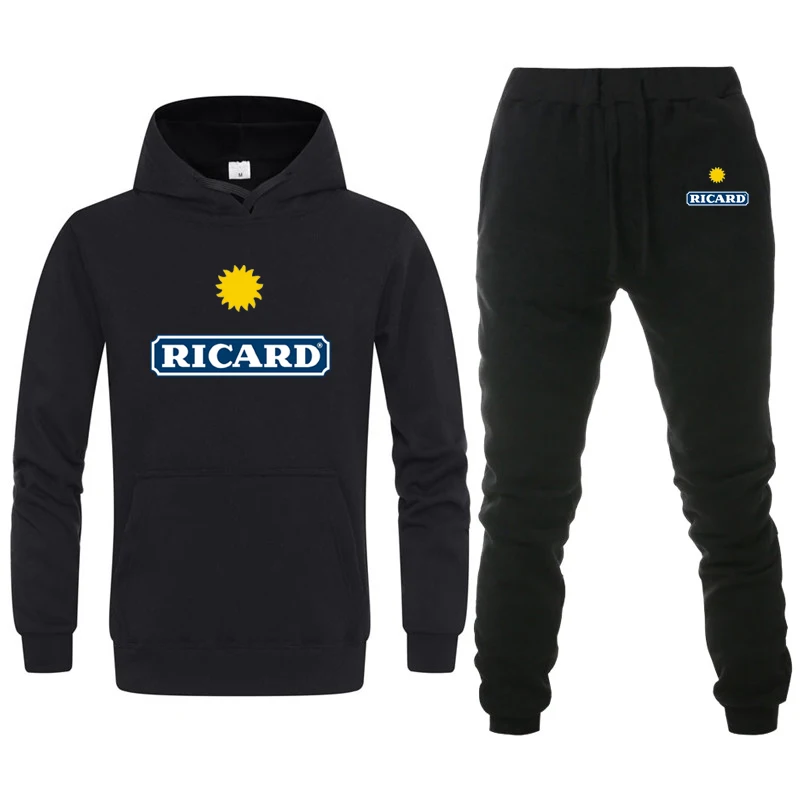 Fashion Ricard Men's Hoodies Sweatshirt+Sweatpants Suit 2022 Autumn Winter Warm Sportswear Sets Men Hoodie Pullover Jacket Set
Fashion Ricard Men's Hoodies Sweatshirt+Sweatpants Suit 2022 Autumn Winter Warm Sportswear Sets Men Hoodie Pullover Jacket Set