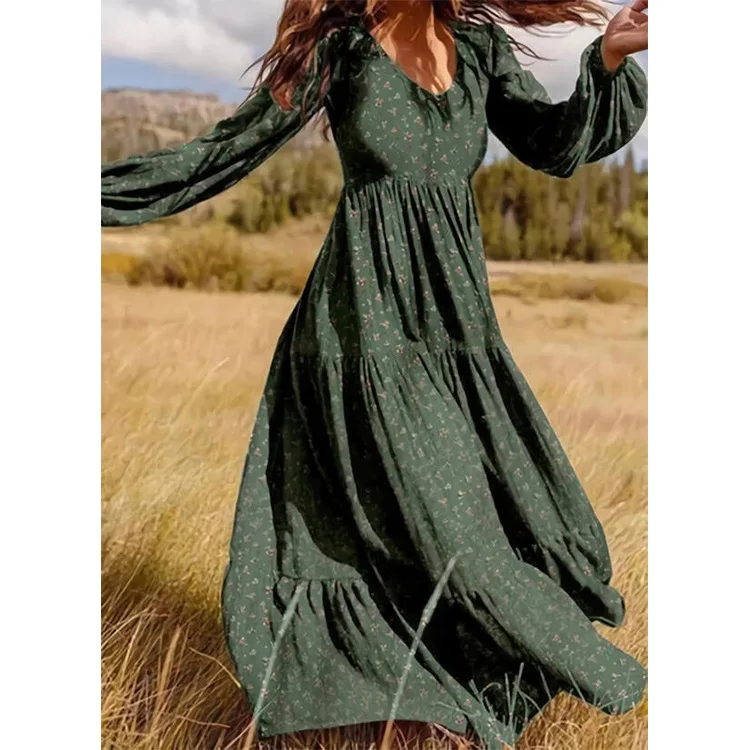 Women's Bohemian loose dress Autumn print long-sleeved dress Fashion casual sexy beach sundress S-5XL y2k dress
Women's Bohemian loose dress Autumn print long-sleeved dress Fashion casual sexy beach sundress S-5XL y2k dress