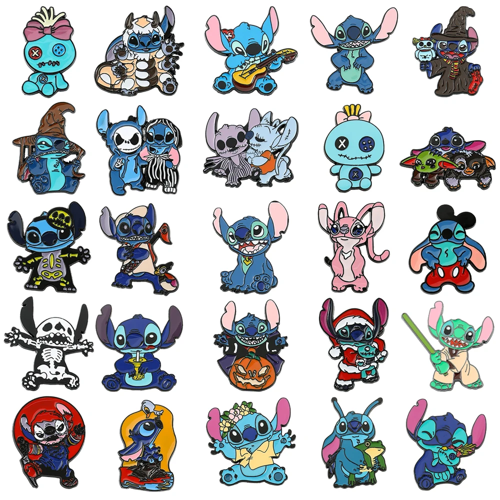 Stitch Enamel Pins Anime Movies Games Brooch Backpack Hat Bag Collar Lapel Badge Men Women Fashion Jewelry Gifts
Stitch Enamel Pins Anime Movies Games Brooch Backpack Hat Bag Collar Lapel Badge Men Women Fashion Jewelry Gifts