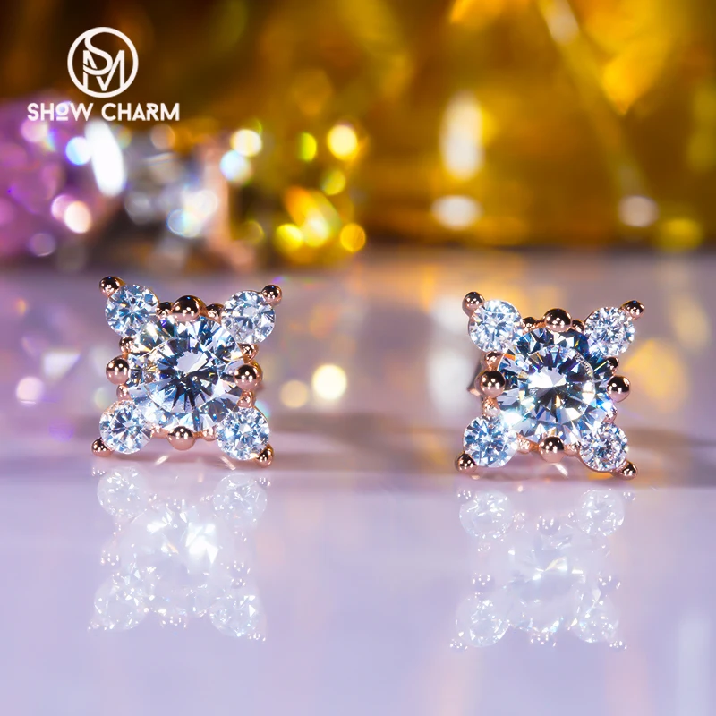 Classic Fashion Zircon Studs Earrings 925 Sterling Silver 80 Point For Women Elegant Fine Jewelry Wedding Proposal Gift
Classic Fashion Zircon Studs Earrings 925 Sterling Silver 80 Point For Women Elegant Fine Jewelry Wedding Proposal Gift