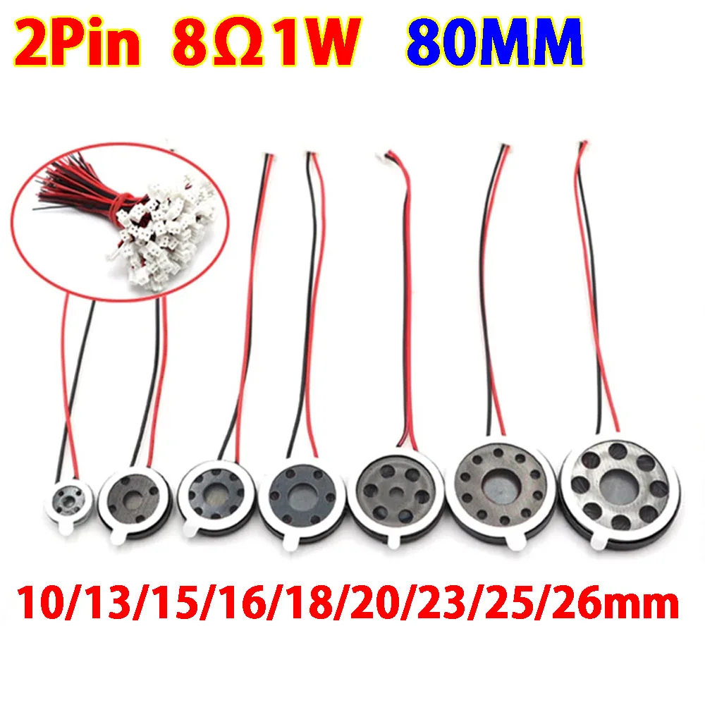 8Ω 1W Diameter 10/13/15/16/18/20/23/25/26mm 80MM Horn Loudspeaker Ultra-thin Small Speaker Buzzer Round Plastic Inner Magnet
8Ω 1W Diameter 10/13/15/16/18/20/23/25/26mm 80MM Horn Loudspeaker Ultra-thin Small Speaker Buzzer Round Plastic Inner Magnet