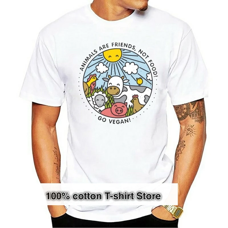 2019 Animals Are Friends Not Food T-Shirt Go Vegan Vintage T-Shirt Vegan Shirt New Funny Tee Shirt
2019 Animals Are Friends Not Food T-Shirt Go Vegan Vintage T-Shirt Vegan Shirt New Funny Tee Shirt