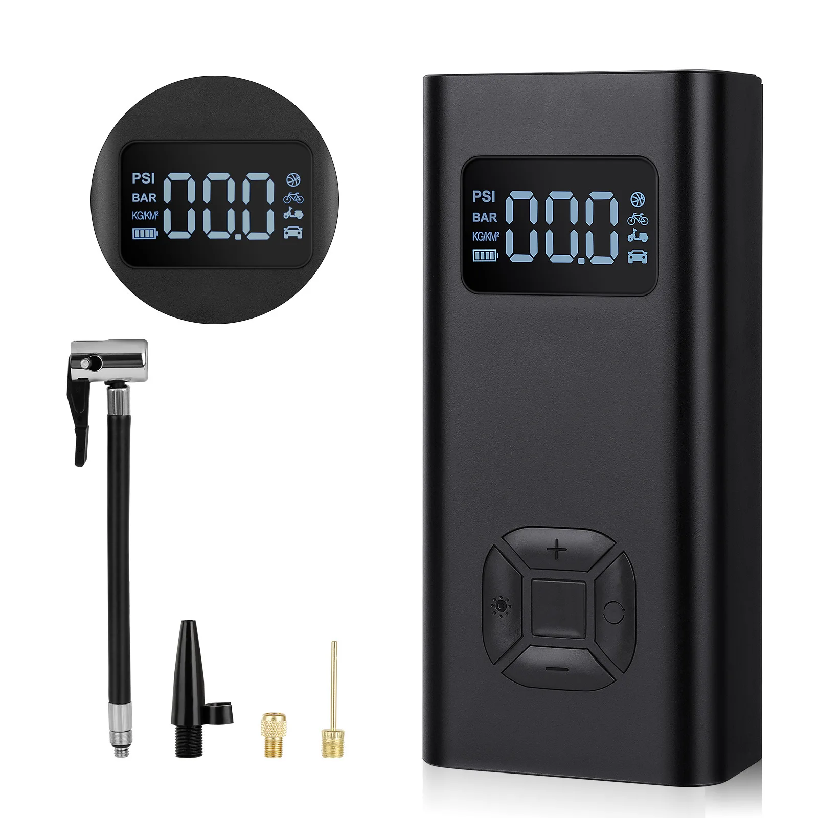 New 150PSI Cordless Car Air Pump Outdoor Portable Digital Tire Air Pump Basketball Air Pump Mobile Phone Charging Treasure
New 150PSI Cordless Car Air Pump Outdoor Portable Digital Tire Air Pump Basketball Air Pump Mobile Phone Charging Treasure