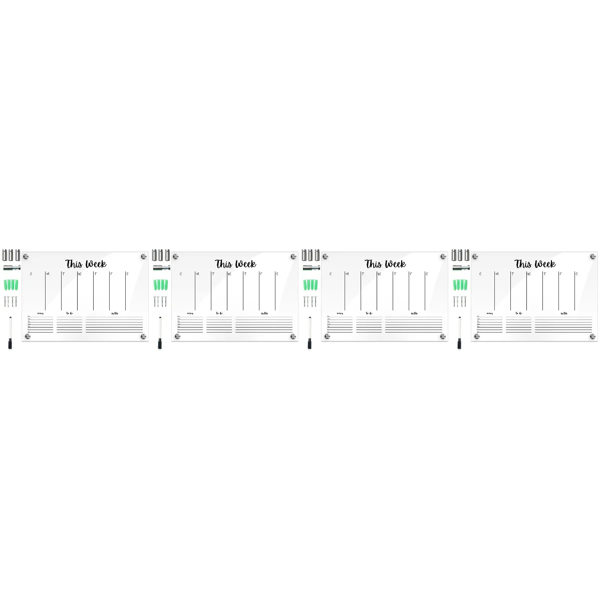 4 Sets Acrylic Calendar Month Planner Hanging Board Sign Clear Board Erasable Transparent Acrylic Calendar Calendar Wall Mounted
4 Sets Acrylic Calendar Month Planner Hanging Board Sign Clear Board Erasable Transparent Acrylic Calendar Calendar Wall Mounted