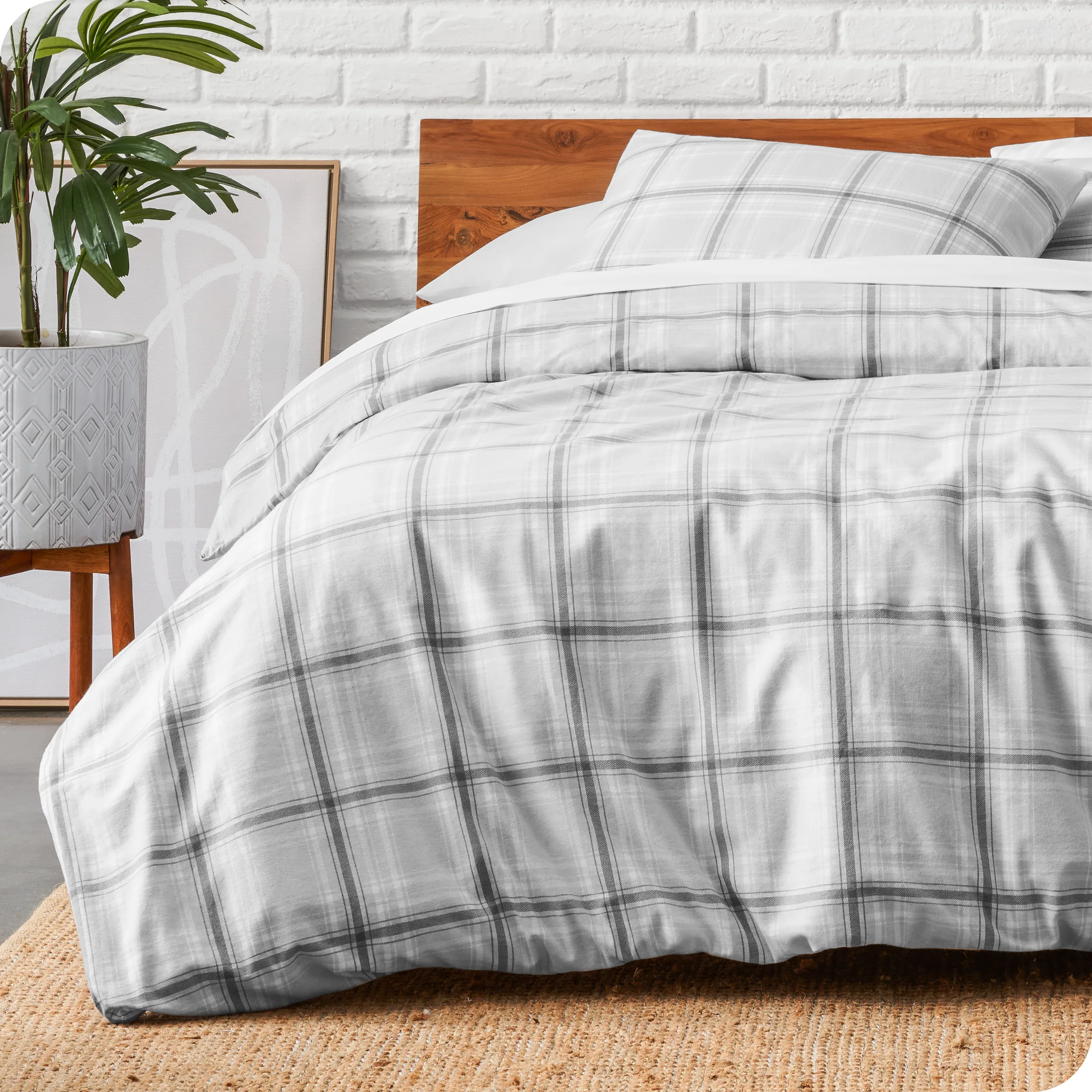 Flannel Duvet Cover and Sham Set, Full/Queen, Grey Fitted Cover Bed Sheet Bedding Sets
Flannel Duvet Cover and Sham Set, Full/Queen, Grey Fitted Cover Bed Sheet Bedding Sets