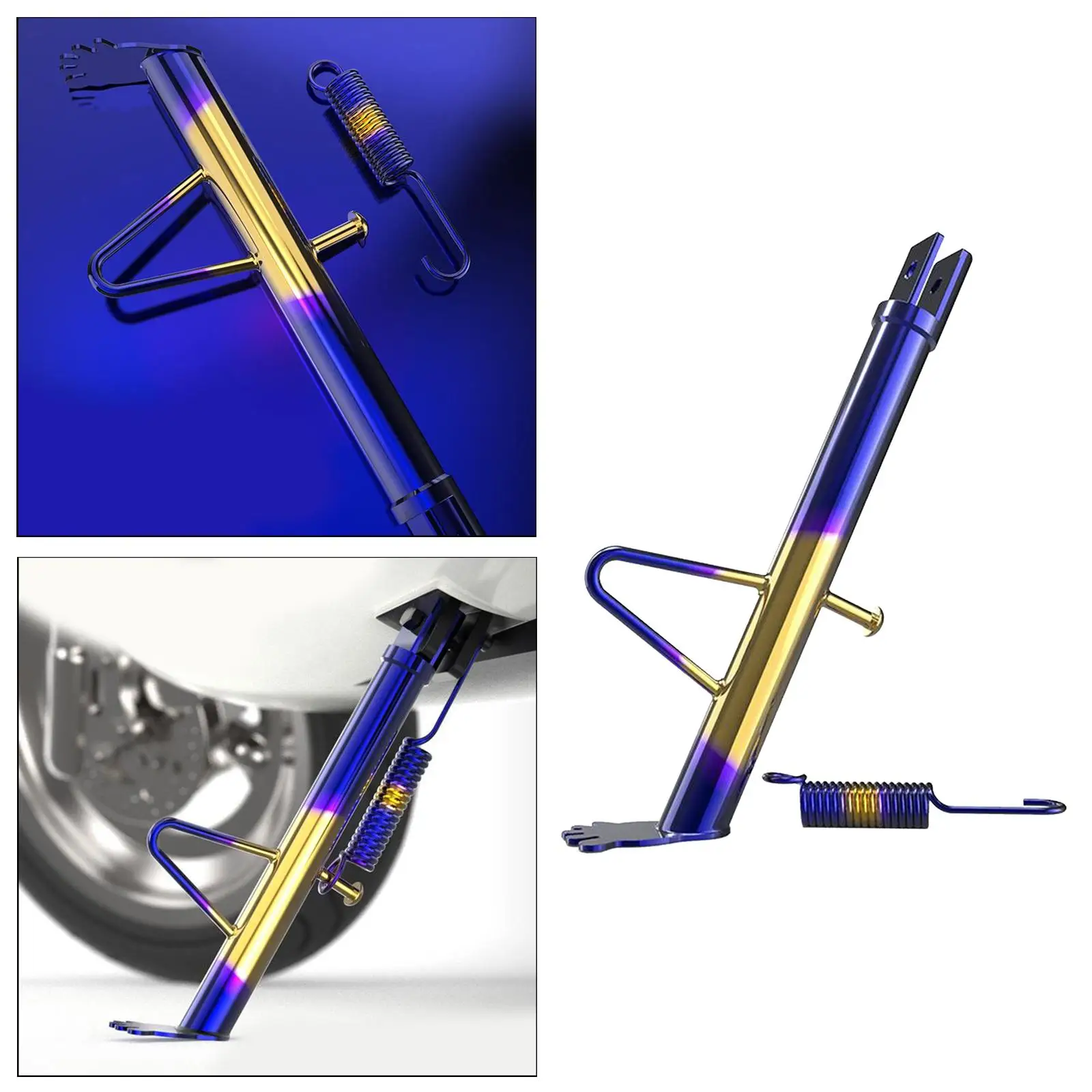 Motorcycle Scooter E-Bike Side Support Stand Kick Stand Tripod Parking Rack,Exquisite Appearance
Motorcycle Scooter E-Bike Side Support Stand Kick Stand Tripod Parking Rack,Exquisite Appearance