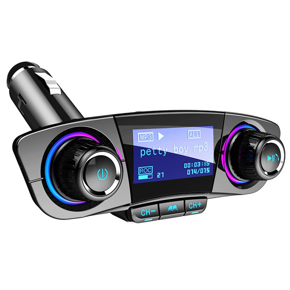 Wireless In-Car Bluetooth Handsfree FM Transmitter MP3 Radio Adapter Car Kit Dual USB Car Phone Charger 2020 NEW Accessories
Wireless In-Car Bluetooth Handsfree FM Transmitter MP3 Radio Adapter Car Kit Dual USB Car Phone Charger 2020 NEW Accessories