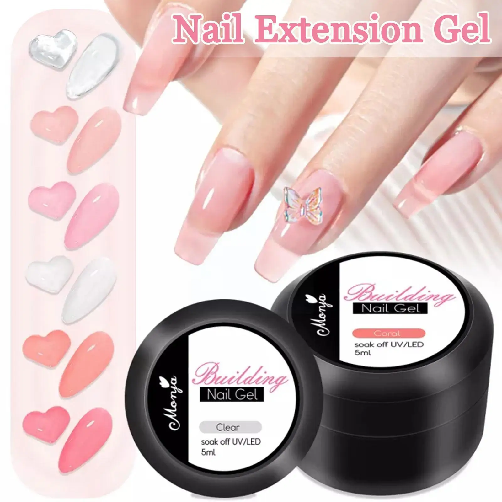 5g Nail Extension Gel Non-stick Hand Phototherapy UV Nail Prolong Tips Gel Gel Art Quick Nail Gel Nails Gel Polish Building L1U3
5g Nail Extension Gel Non-stick Hand Phototherapy UV Nail Prolong Tips Gel Gel Art Quick Nail Gel Nails Gel Polish Building L1U3