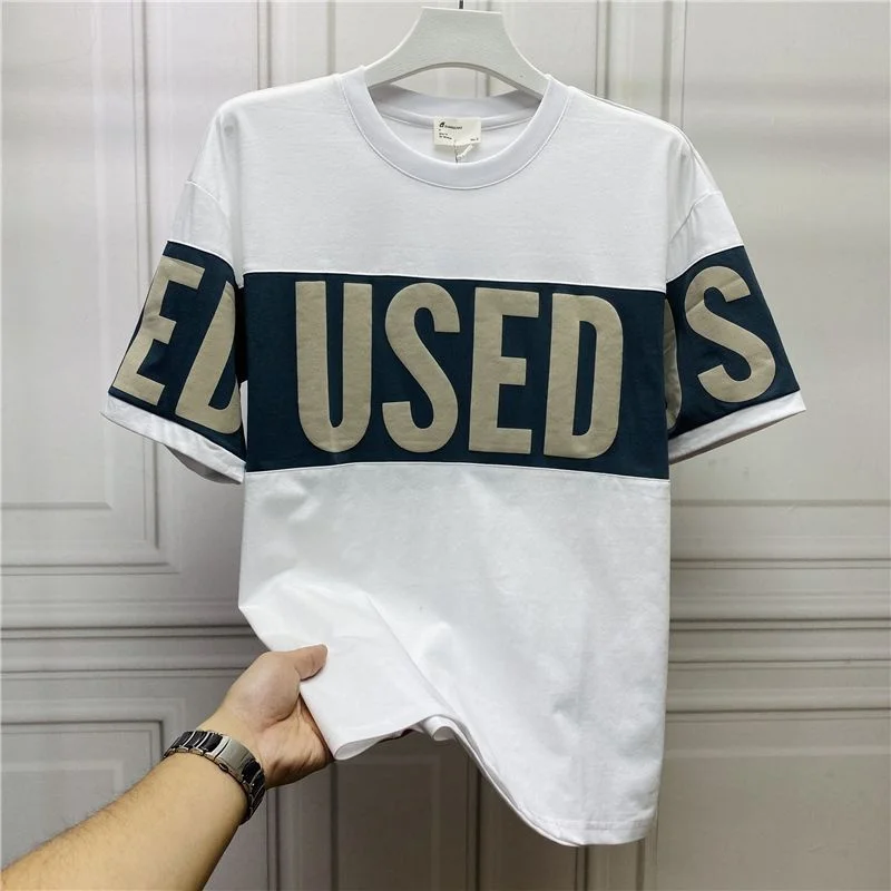 100% cotton short sleeved T-shirt for men's clothing, new summer fashion brand, half sleeved loose fitting casual T-shirt trend
100% cotton short sleeved T-shirt for men's clothing, new summer fashion brand, half sleeved loose fitting casual T-shirt trend