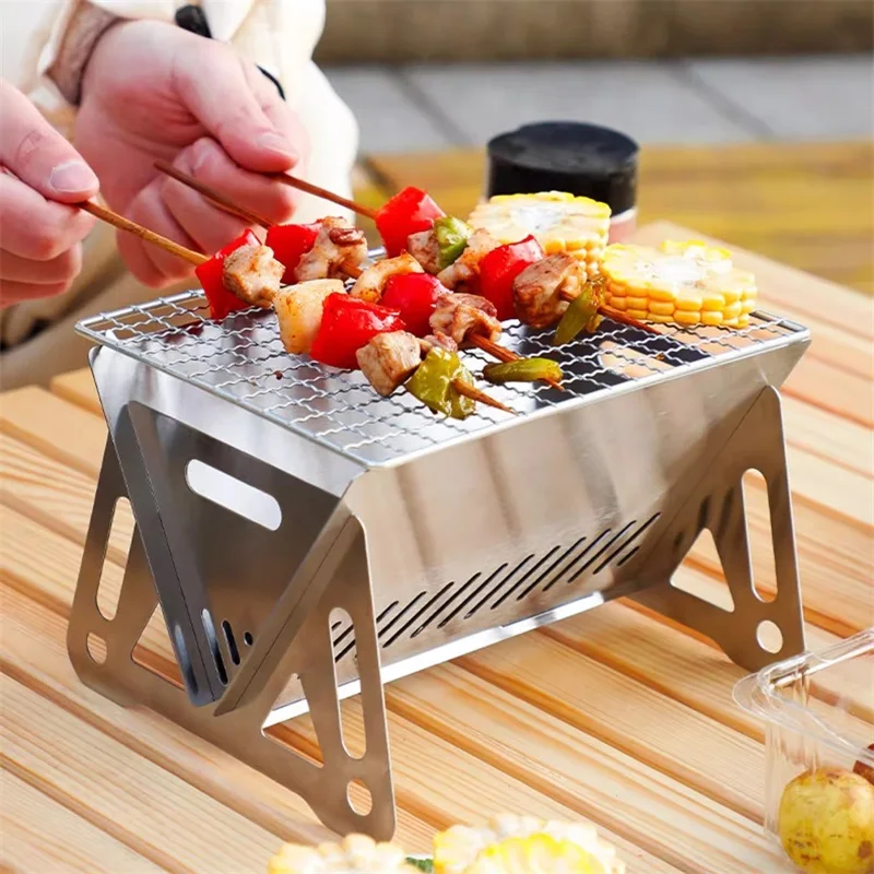 Mini Portable Folding Stainless Steel Barbecue Grill Heating Firewood Stoves Garden Outdoors Camping BBQ Charcoal Grill Rack Net
Mini Portable Folding Stainless Steel Barbecue Grill Heating Firewood Stoves Garden Outdoors Camping BBQ Charcoal Grill Rack Net