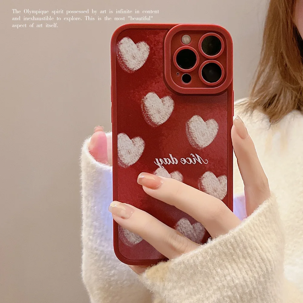 New Sprinkle Red Love Type for iphone11promax12 13 Pro Max Mini X Xs 7 8 P Wine Red XR Soft Case
New Sprinkle Red Love Type for iphone11promax12 13 Pro Max Mini X Xs 7 8 P Wine Red XR Soft Case