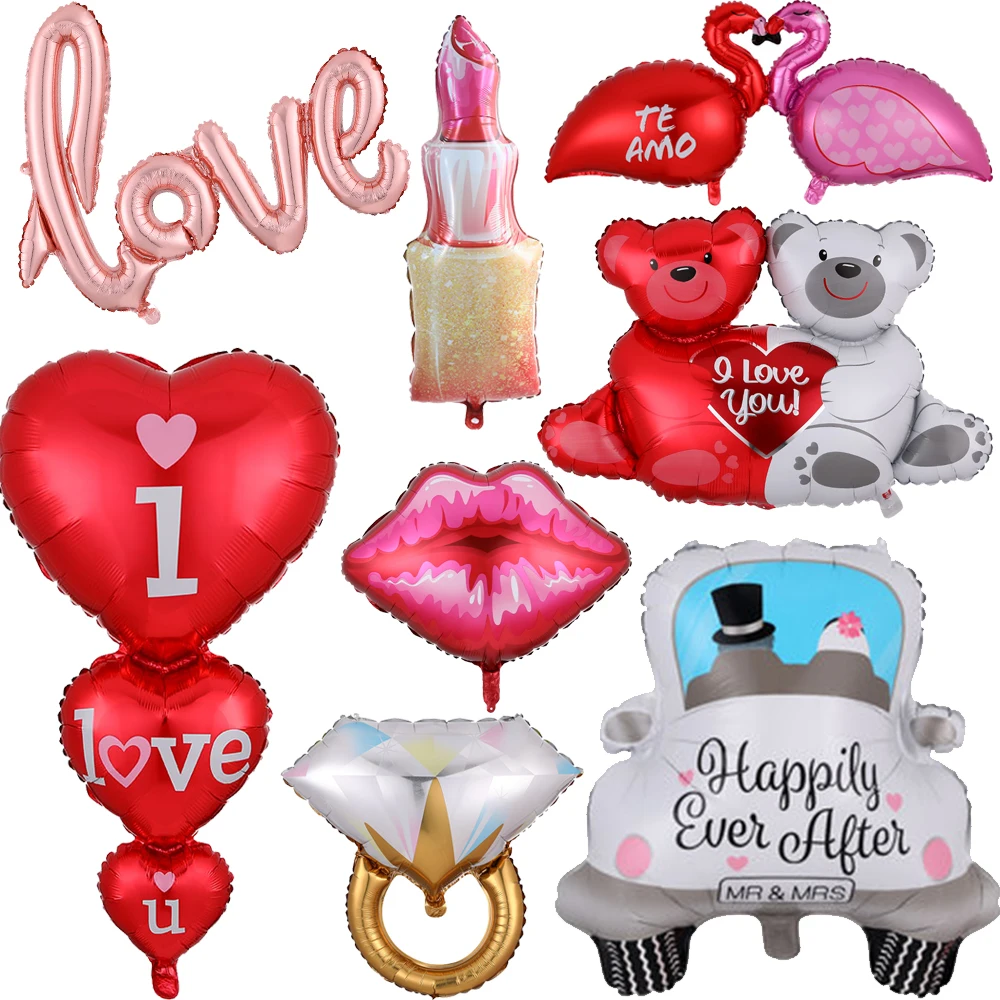 I Love You Diamond Ring Foil Balloons Lips Balloon Wedding Anniversary Valentine's Day Party Decorations Supplie Helium Globos
I Love You Diamond Ring Foil Balloons Lips Balloon Wedding Anniversary Valentine's Day Party Decorations Supplie Helium Globos