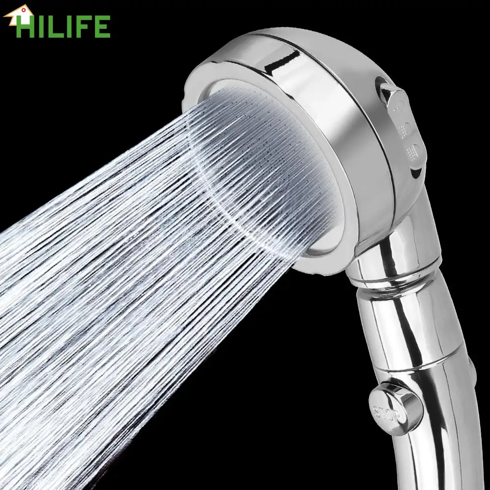 Adjustable Water Saving Shower Head 360 Degrees Rotating Handheld Shower Head 3 Spray Setting with ON/OFF Pause Switch
Adjustable Water Saving Shower Head 360 Degrees Rotating Handheld Shower Head 3 Spray Setting with ON/OFF Pause Switch