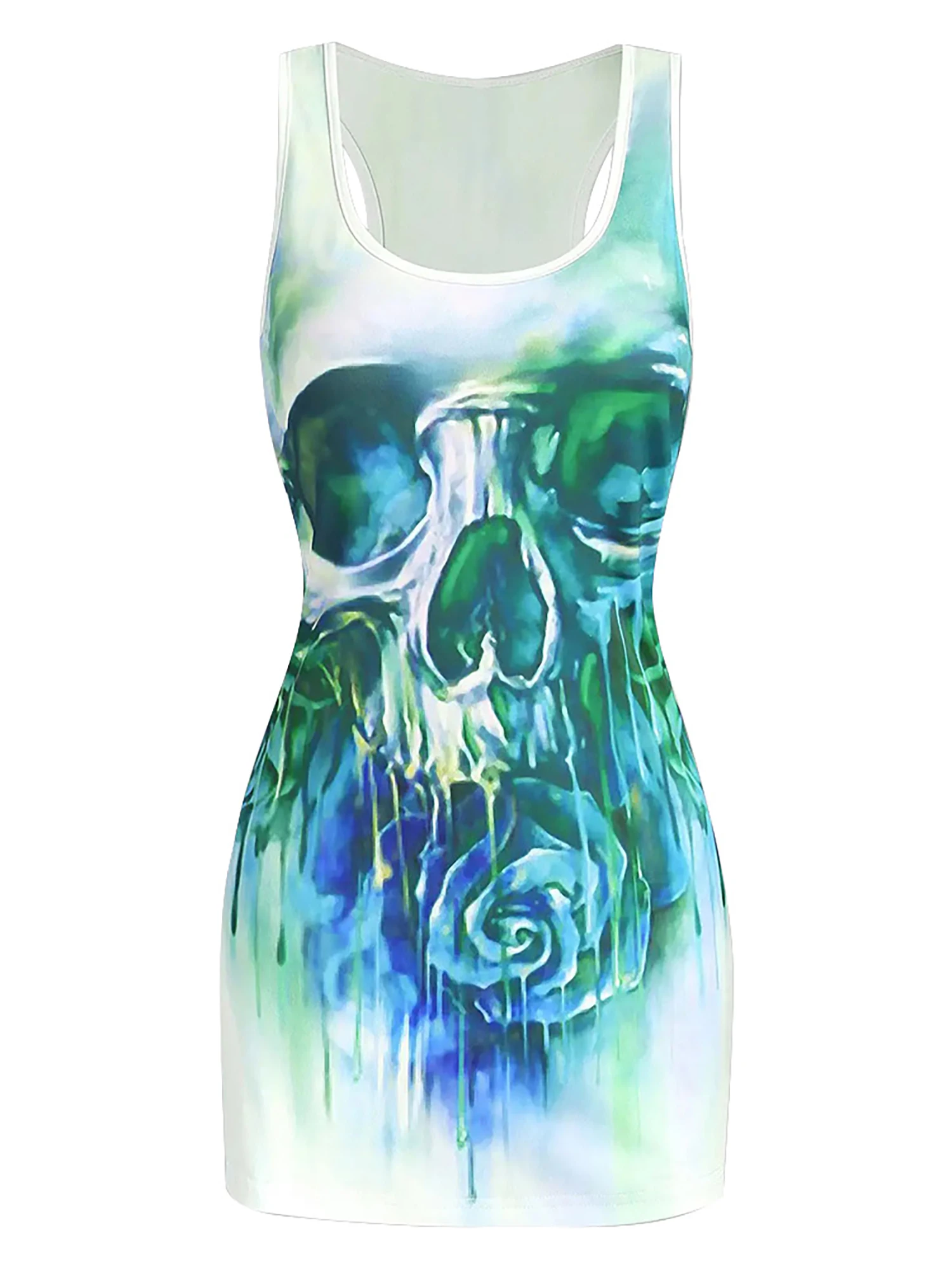 Women Tank Art Racerback Summer Classic Skull Round Neck Sleeveless Camisole Printing Skulls O-Neck Long Pullover Streetwear
Women Tank Art Racerback Summer Classic Skull Round Neck Sleeveless Camisole Printing Skulls O-Neck Long Pullover Streetwear