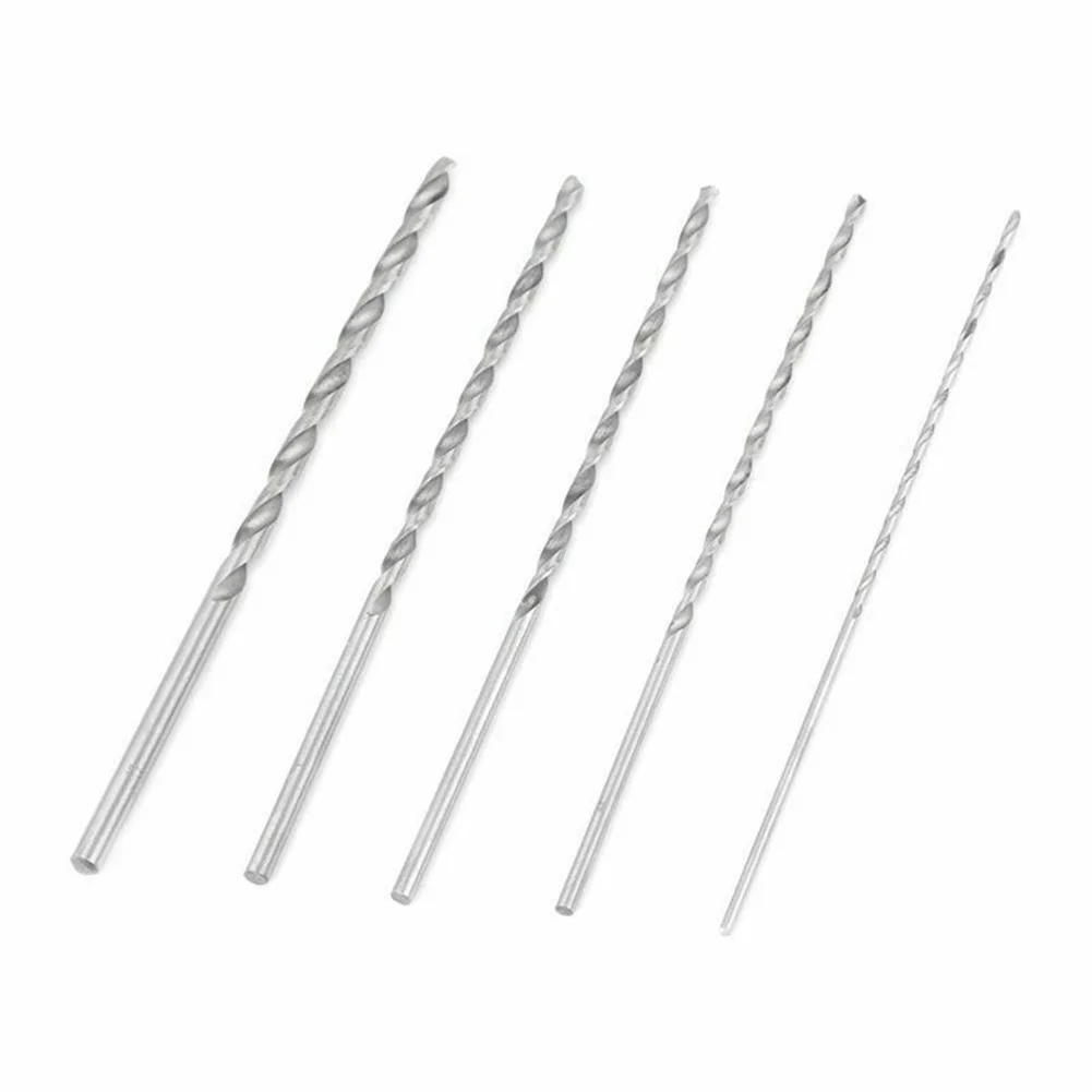 Tool Drill Bits 5pcs Double fluted Drilling Extra Long High speed steel Round shank Silver 160mm 2-6mm Durable
Tool Drill Bits 5pcs Double fluted Drilling Extra Long High speed steel Round shank Silver 160mm 2-6mm Durable