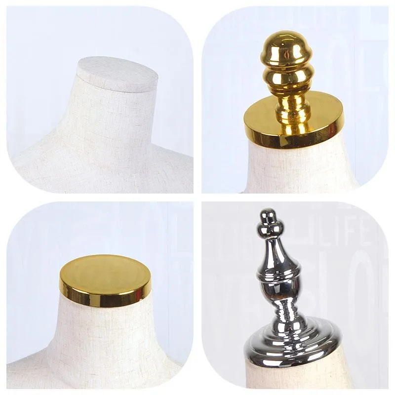 Wood Cover Body Mannequin Accessories Fake Men's and Women's Half-Body Mannequin Cloth Wrapper Plug Clothing Store Flat Head Top
Wood Cover Body Mannequin Accessories Fake Men's and Women's Half-Body Mannequin Cloth Wrapper Plug Clothing Store Flat Head Top