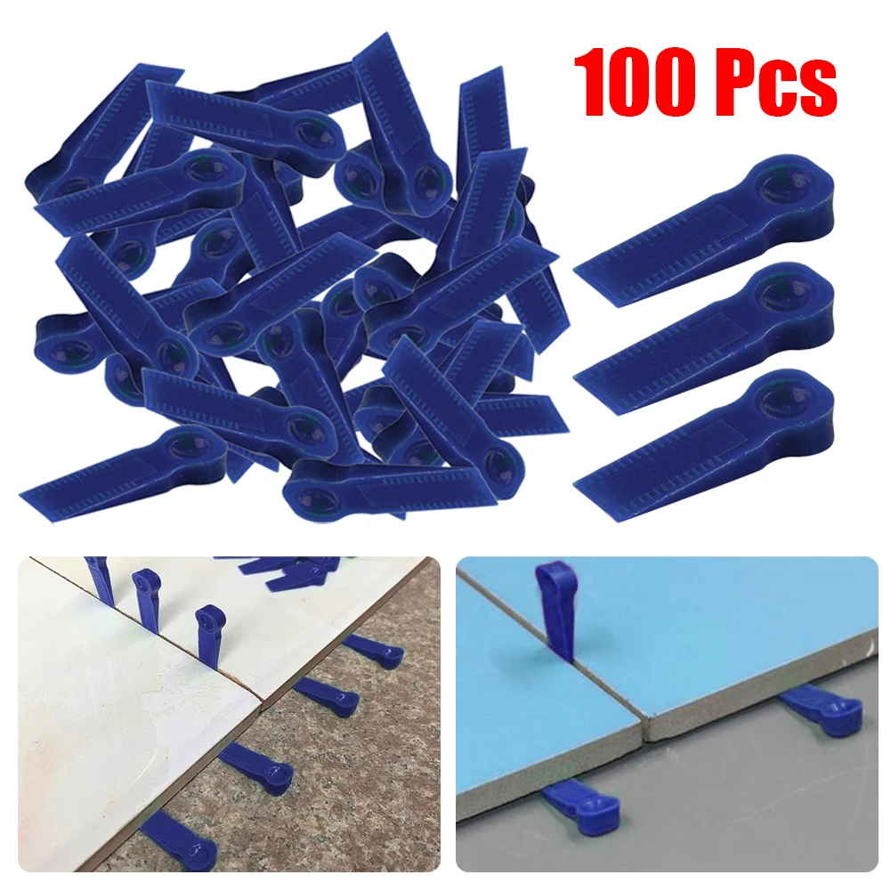 100Pcs Tile Adjustment Wedge Tile Leveling System Locator Spacers Reusable Plastic Tile Spacers Positioning Clips Tile Tool
100Pcs Tile Adjustment Wedge Tile Leveling System Locator Spacers Reusable Plastic Tile Spacers Positioning Clips Tile Tool