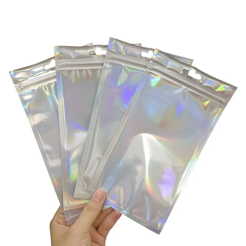 Rainbow Packing Bag Translucent Self Seal Pouches Iridescent Laser Zipper Bags For Glitter Charms Jewelry Earring Packaging
Rainbow Packing Bag Translucent Self Seal Pouches Iridescent Laser Zipper Bags For Glitter Charms Jewelry Earring Packaging