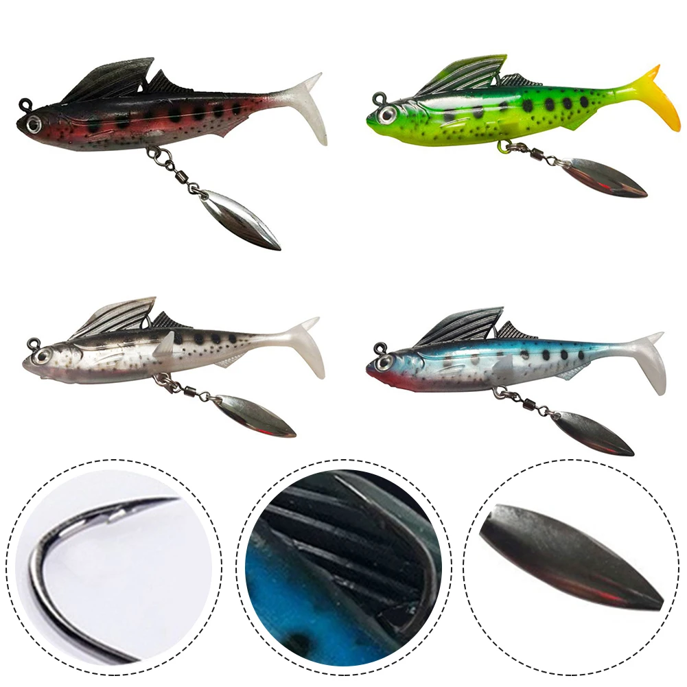 1pc 8.5cm 12.7g Fishing Luya Soft Bait Lure Lead Coating Bait With Sequins Split Tail Realistic Design Sequins Reflect Light
1pc 8.5cm 12.7g Fishing Luya Soft Bait Lure Lead Coating Bait With Sequins Split Tail Realistic Design Sequins Reflect Light